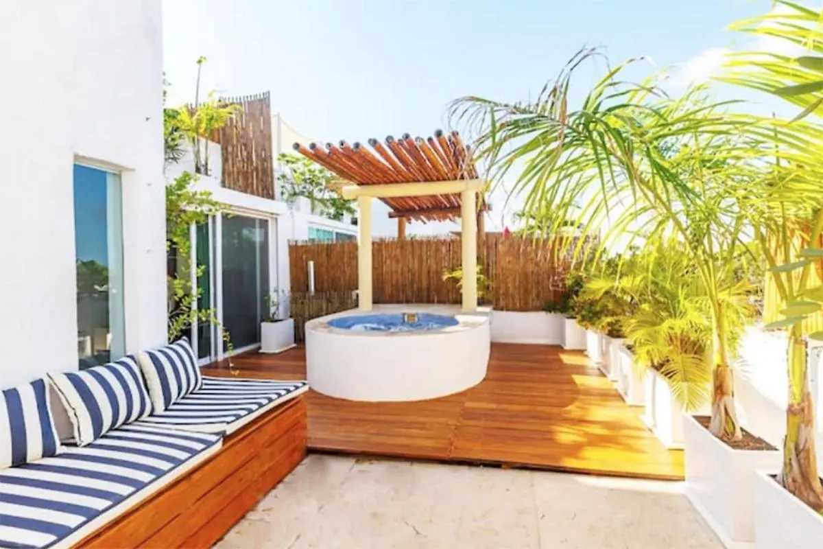 Apartman Canoeing Penthouse 3B At Downtown Playa Del Carmen Mexikó